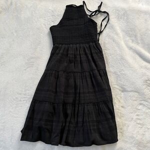 Nwt american eagle black halter dress